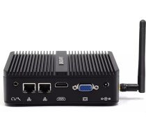 BASOARO Industrial PC, Mini PC bez ventilatora, Alder Lake N100, 16GB RAM 256GB SSD, Gigabit Ethernet, HD VGA Dual Display, 2 RS232 COM port, Dual Band WiFi, BT, Mini PC Win 11