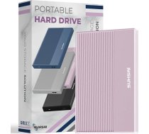 SUHSAI 120GB ārējais cietais disks USB 3.0 ātrgaitas datu pārneses cietais disks, saderīgs ar Mac portatīvo datoru, galddatoru, spēļu konsoli - rozā krāsā