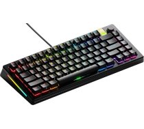 Glorious Gaming GMMK 3 PRO HE: Tastatur (Rapid Trigger), Hall-Effekt, modulāra alumīnija pamatne un apgaismojuma sistēma, 8K-Abrufrate, Hot-Swap (MX- & HE-Schalter), TKL 75 %, Amerikāņu QWERTY - melns