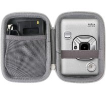 co2CREA Cietais ceДјojuma aizsargvДЃciЕ†ЕЎ Fujifilm Instax Mini portatД«vajam viedtДЃlruЕ†u fotoprinterim, balts, piemД“rots instax mini LiPlay