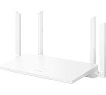 HUAWEI WiFi AX2, WLAN maršrutētājs, 5 GHz Wi-Fi 6, atbalsts līdz 1500 Mb/s, Dual Band, vizualizēts Wi-Fi pārklājums, bērnu kontrole, gigabit WAN/LAN automātiska regulēšana, MU-MIMO, Beamforming, WPA3, balts