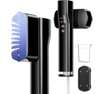 FNITAER tvaika taisnotājs, 2-in-1 tvaika tvaika aparāts, 115-230 V divsprieguma tvaika birste, 1000 W tvaika aparāts, pārnēsājams tvaika aparāts ar 100 ml ūdens tvertni, pastāvīga tvaika jauda 18 g/min, melns