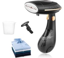 1500 W tvaika tvaicētājs, tvaika birstes tvaicētājs ar 25 g/min tvaika padevi, salokāms mājas un ceļojumu tvaicētājs, nav nepieciešams gludināmais dēlis