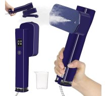 Pārnēsājamais tvaicētājs, 2-in-1 tvaicētājs ar skārienjūtīgo ekrānu, 1 sekundes grumbu noņemšana, 1200 W rokas tvaicētājs ar 4 tvaika režīmiem, 100 ml ūdens tvertne, tvaika gludeklis ceļošanai un lietošanai mājās (melns)