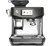 Sage - The Barista Touch Impress - Kafijas automāts ar automātisku piena putu uzputošanu, integrētu dzirnaviņu un aukstā dzēriena pagatavošanas funkciju - inteliģents dozators, asistēta iejaukšanās - melns nerūsējošais tērauds