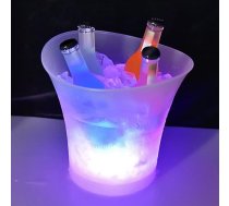 Kavolet 5L LED ledus spainis ar līknes dizainu Automātiska krāsu maiņa IP65 Vīna dzesētājs Dzērienu dzesētājs mājas ballītei Bārs Kluba tēma Restorāns Bārs Vīna dzēriens Alus Sulas dzēriens
