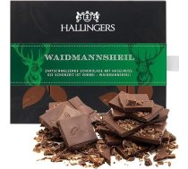 Hallingers Waidmannsheil - Pilnpiena šokolāde ar lazdu riekstu riekstu riekstiem - roku darbs, bez alkohola - medniekiem (kaste) - dāvanu idejas Ziemassvētki un dāvanas Adventes kalendārs | Apsveikumi dzimšanas dienā