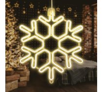 SALCAR Sniegpārsliņas neona gaisma, 40 cm sniega LED zīme, dekoratīvais gaismas caurulīte Ziemassvētkiem