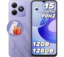 Blackview Wave 8 Mobilais tālrunis bez līguma Android 14, 12GB + 128GB/2TB TF, 90Hz 6,56 collu, 5000mAh viedtālrunis bez līguma, Octa Core, 13MP + 8MP, Dual SIM/Fingerprint/GPS/OTG/Mobilais tālrunis