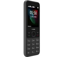 Nokia 150 versija 2020 Funkciju tālrunis (2,4 collas, 4 MB iekšējā atmiņa (ar iespēju paplašināt līdz 32 GB, izmantojot MicroSD karti), 4 MB RAM, Dual SIM) Melns