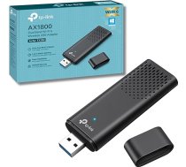 TP-Link Archer TX20U Wi-Fi dongle, AX1800 bezvadu Wi-Fi 6 USB Wi-Fi adapteris datoram/Laptop, divjoslu USB 3.0 SuperSpeed Wi-Fi dongle, MU-MIMO, zemāka aizture, augsta drošības pakāpe WPA3, atbalsta Windows