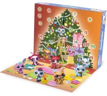 Littlest Pet Shop - Adventes kalendārs - 8 Pet Shop un 16 aksesuāri - 24 dienu Ziemassvētku kalendārs - Mini dzīvnieku figūriņas kolekcionēšanai - rotaļlieta bērniem no 4 gadu vecuma - BF00758