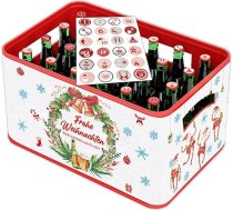 Alus Adventes kalendārs 2025, vīriešu Adventes kalendārs Alus, amatniecības komplekts no filca ar stiprinājumu un 24 uzlīmes Numuri pudeļu vāciņiem Alus