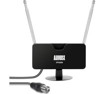 August DTA230 - DVB-T/DVB-T2 HD antena - Mini jaudīga digitālā antena ar piesūcekņa vāciņu iekštelpu antenai USB DVB-T2 stacijām/uztvērējiem/radio/TV ierīcēm ar integrētu DVB-T2 H.265 uztvērēju