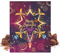 Monty Bojangles 2024 Adventes kalendārs ar šokolādes trifelītēm ar kakao putekļiem, 6 garšas, 235 g