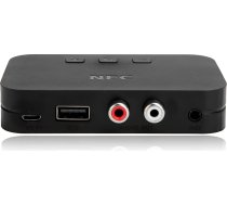 Dpofirs Ti-800 Bluetooth uztvērējs, USB bezvadu Bluetooth 5.0 audio uztvērējs, ar 3,5 mm A2DP Aux portu automašīnas skaļrunim, NFC atbalsts, dubultā audio pieslēgvieta, noklusējuma iestatījums