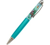 Sikyby Weihnachtskerze Weihnachtsspaß Stifte niedliche Floater schwebende Flüssigkeit Schreiben Journaling Büro Stift einzigartige Geschenke