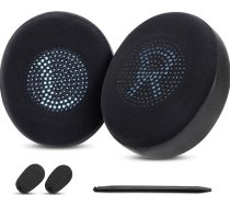 Dzesēšanas gela spilventiņš saderīgs ar Jabra Evolve2 65 (Evolve 2 65MS 65UC MS UC) / Evolve2 40 (40UC 40MS USB)/Elite 45h austiņu ausu spilventiņiem ar elpojošu Ice Silk audumu