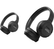 JBL Tune 660 BTNC austiņas uz ausīm ar aktīvu trokšņu slāpēšanu un Tune 510BT - Bluetooth austiņas uz ausīm melnā krāsā - salokāmas austiņas