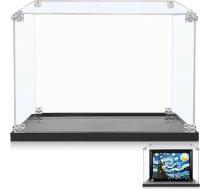 icuanuty Akrila modeļu displeja kaste / displeja korpuss Lego displeja kastei Putekļu vāks ar pamatni bezmaksas rotaļlietu displejam 40 x 20 x 30 cm-21333,42179,71819,75953,76393,76407