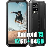 Blackview BV4800 SE Android 15 Āra mobilie telefoni 2025, 12GB + 64GB/2TB, 6,56 collu HD+ āra viedtālrunis, 16MP kamera, 5100mAh, IP68 ūdensnecaurlaidīgs būvlaukumu mobilais tālrunis, 4G, 5GWIFI, NFC, OTG