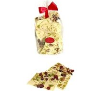 Krönner Chocolate Break Winter Magic White Chocolate 500 g - ar rokām gatavots ziemas šokolādes batoniņš ar riekstiem un dzērvenēm - Ziemassvētku šokolādes tāfelīte ar ziemas aromātu