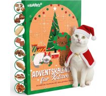 Kaķu adventes kalendārs 2025 - 24 kārumi - bez kviešu un glutēna - adventes kalendārs kaķiem ar 8 šķirnēm Cat Lovers