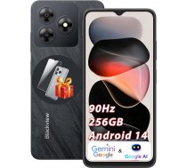 Blackview Wave8 Android viedtālrunis bez līguma, 256GB + 12GB / 2TB mobilais tālrunis lēti, 6,56 collu HD+ mobilais tālrunis bez līguma, 5000 mAh bez SIM kartes, mākslīgais intelekts 13MP + 8MP, Dual 4G SIM karte