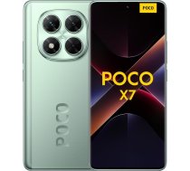 Xiaomi Poco X7 viedtālrunis, 8 + 256 GB, zaļš, 50 MP galvenā kamera ar OIS, 5110 mAh (tips), IP68