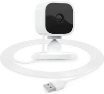 HOLACA 30 pēdu / 9 m strāvas pagarinājuma USB kabelis Blink Mini, uzlādes kabelis, kas saderīgs ar Blink Mini kameras pagarinājuma kabeli lietošanai iekštelpās (Blink Mini nav iekļauts)
