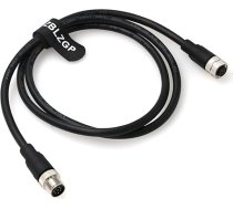 M12 A-Code 8 Pin Male to Female kabeļu savienotājs Sensor Shielded Extension Cable Wire Industrial Gigabit Network Line 1m for Cognex Cables Singnal Transmission Line