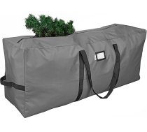 Primode Ziemassvētku eglīšu uzglabāšanas soma der līdz 9 pēdu augstām izjauktām eglītēm, 25" augstums x 20" platums x 65" garums, lielas kravnesības uzglabāšanas konteiners, izgatavots no, pelēka, klasiska materiāla