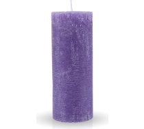 Rustic Pillar Candle Purple Diametrs 7 cm x 12 cm - Dažādas krāsas / izmēri - Ilgstoša degšana Antīkā svece, altāra svece bez smaržas - Dekoratīvā svece