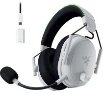 Razer BlackShark V3 Pro Xbox S|X - Bezvadu e-sporta austiņas ar ANC - Aktīvā trokšņu slāpēšana - Triforce 50 mm draiveris - HyperSpeed 2,4 GHz un Bluetooth - Spēļu / sarunu balanss - Xbox / PC | White