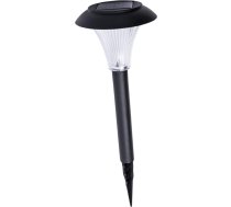 VILLCASE 2 Stück Solar LED Bodenleuchten Schwarz Outdoor Solarlicht für Garten Rasen Weg Lange Laufzeit Energieeffizient Wetterfest Umweltfreundlich Dekorativ für Terrasse