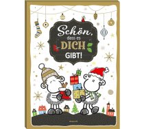 Sheepworld Adventes kalendārs ar motīvu "Schön, dass es dich gibt" | 26 cm x 35 cm, šokolādes Adventes kalendārs, 75 g | Adventes kalendārs ar šokolādi, Adventes kalendārs Mīlestība, Adventes kalendārs Funny | 51128