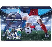 NIVEA Adventes kalendārs vīriešiem 2025 - Pilns atpakaļskaitīšanas kalendārs - Dāvana ar 24 produktiem - Ziemassvētku vecīša un Ziemassvētku dāvanas