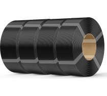 Creality PETG filamenta uzpildes filaments 3D printeriem, 4 kg 1,75 mm (8,8 lb) Bambu Lab atkārtoti izmantojams filaments, izmēra precizitāte ± 0,03 mm, PETG 4 Black