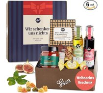 Gepp's Feinkost "Wir Schenken Uns Nichts" dāvanu kaste, smieklīga dāvana sievietēm un vīriešiem, dāvanu kaste ar delikatesēm, smieklīga Ziemassvētku dāvana