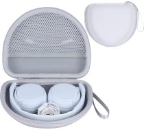 Cietas čaulas aizsargvāciņš piemērots Sony MDR-ZX110 / MDR-ZX110NC / MDR-ZX310AP / MDR-ZX110AP / ZX sērijas salokāmajām austiņām (balts)
