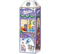 Milka 3D House Adventes kalendārs 1 x 229 g I Adventes kalendārs ar šokolādi I Ziemassvētku kalendārs I Šokolādes Adventes kalendārs I ar Ziemassvētku šokolādi un Milka šokolādes konfektēm