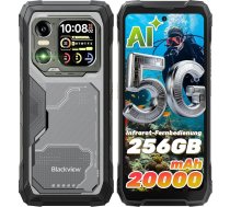 Blackview Xplore 1 5G āra mobilais tālrunis (20000mAh), 36GB + 256GB/2TB, 6,78 collu 2.4K 120Hz/64MP+50MP/20MP nakts redzamības/blīvums 7050/IP68 IP69K/Dual SIM/NFC/GPS/170LM Torch AI āra viedtālrunis Android 15