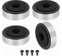 Izgatavošanas karte Skaļruņu izolācijas kājas 47mm x 15mm plastmasas putu triecienu absorbcijas grīdas spilventiņš pret vibrāciju pastiprinātāja kājām Audio CD HiFi mājas kinozāles skaņas sistēmai