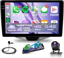 4G + 128G bezvadu Carplay Android auto radio Toyota Aygo Peugeot 108 Citroen C1 2015-2020