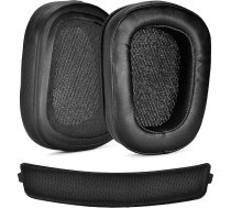 G933 G935 Rezerves austiņu uzlikas, kas piemērotas Logitech G933 G933 G935 G633 un G635 Artemis austiņām (ieskaitot PU austiņu uzlikas + galvas lentu)