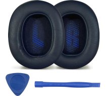 JBL E65 (E65BT E65BTNC)/Live 650 (650NC 650BTNC)/Live 660 (660NC 660BTNC)/Duet NC austiņu austiņu austiņu austiņu spilventiņi Mīksti ādas ausu spilventiņi Trokšņus izolējoši putu spilventiņi (zili/zilas)