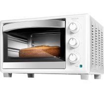 Cecotec Mini cepeškrāsns Cecotec Bake & Toast 2300 White, 23 L, 1500 W, 3 sildīšanas režīmi, 60 minūšu taimeris, regulējama temperatūra līdz 230 ºC, drupatas savākšanas paliktnis
