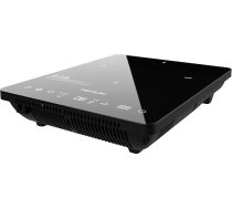 Cecotec Full Crystal Onyx pārnēsājamā indukcijas plīts, 2000 W, 9 jaudas līmeņi, glazūra, temperatūra 60-240°C, 6 programmas, automātiska noteikšana, taimeris 180 m, aizsardzība pret pārkaršanu