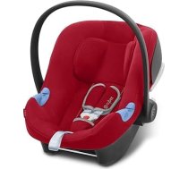 CYBEX Silver Aton B i-Size bērnu autokrēsliņš ar ieliktni jaundzimušajam, no dzimšanas līdz aptuveni 24 mēnešiem, 45 līdz 87 cm, maks. 13 kg, automašīnām ar un bez ISOFIX, Dynamic Red