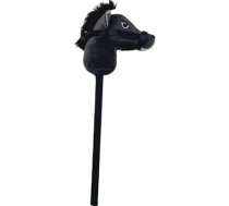 Hobbyhorse, Hobbyhorse, Galloping Sounds, Halloween, Muzikālā nūja, dzīvnieku nūjas, jāšanas rotaļlieta bērniem, Black B